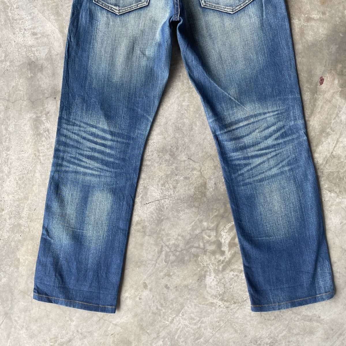 Japanese Brand Flash Steal‼️Vintage Japanese Faded Denim Jeans Pants W30x26 Size US 30 / EU 46 - 9 Thumbnail