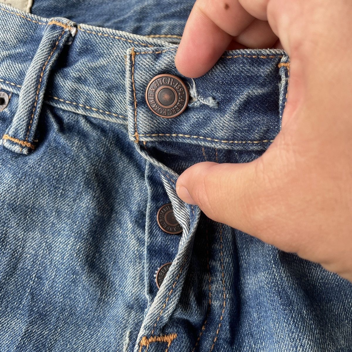 Abercrombie & Fitch Vintage Abercrombie&Fitch Distressed Denim Jeans Pants W30 Size US 30 / EU 46 - 7 Thumbnail