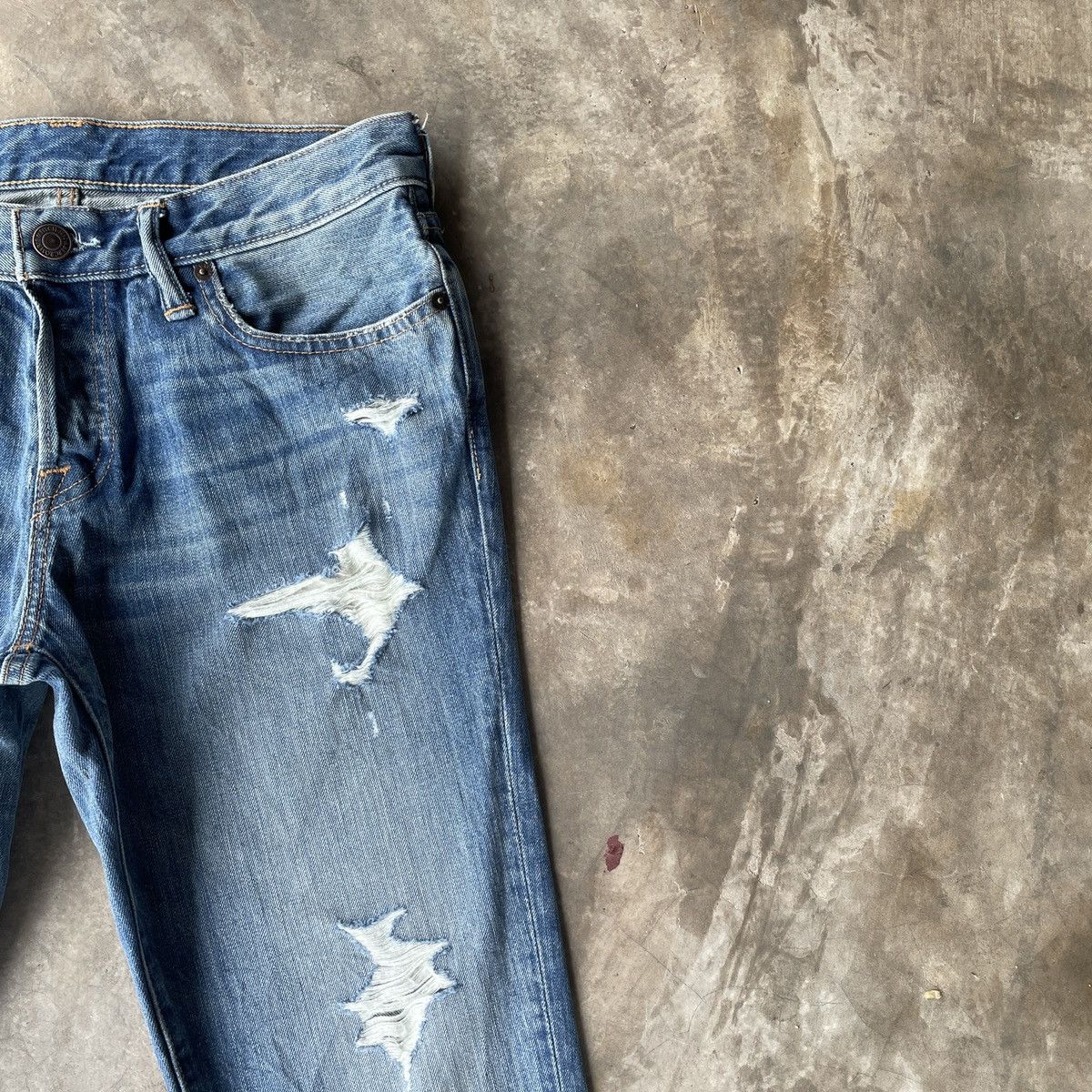 Abercrombie & Fitch Vintage Abercrombie&Fitch Distressed Denim Jeans Pants W30 Size US 30 / EU 46 - 5 Thumbnail