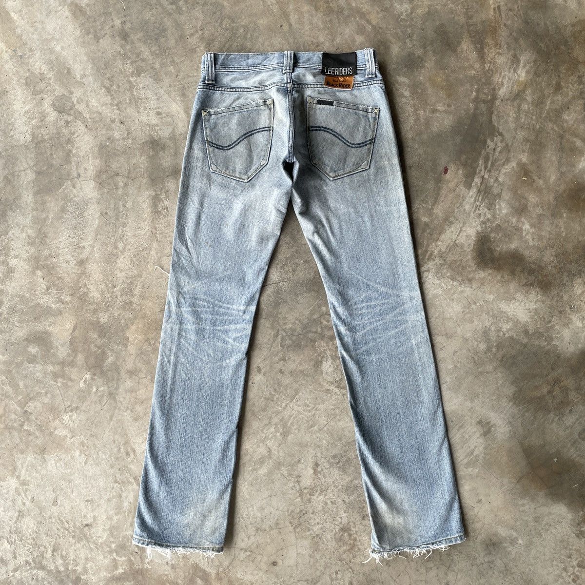 Japanese Brand Vintage Lee Riders Distressed Denim Jeans Pants W30x32 Size US 30 / EU 46 - 12 Thumbnail