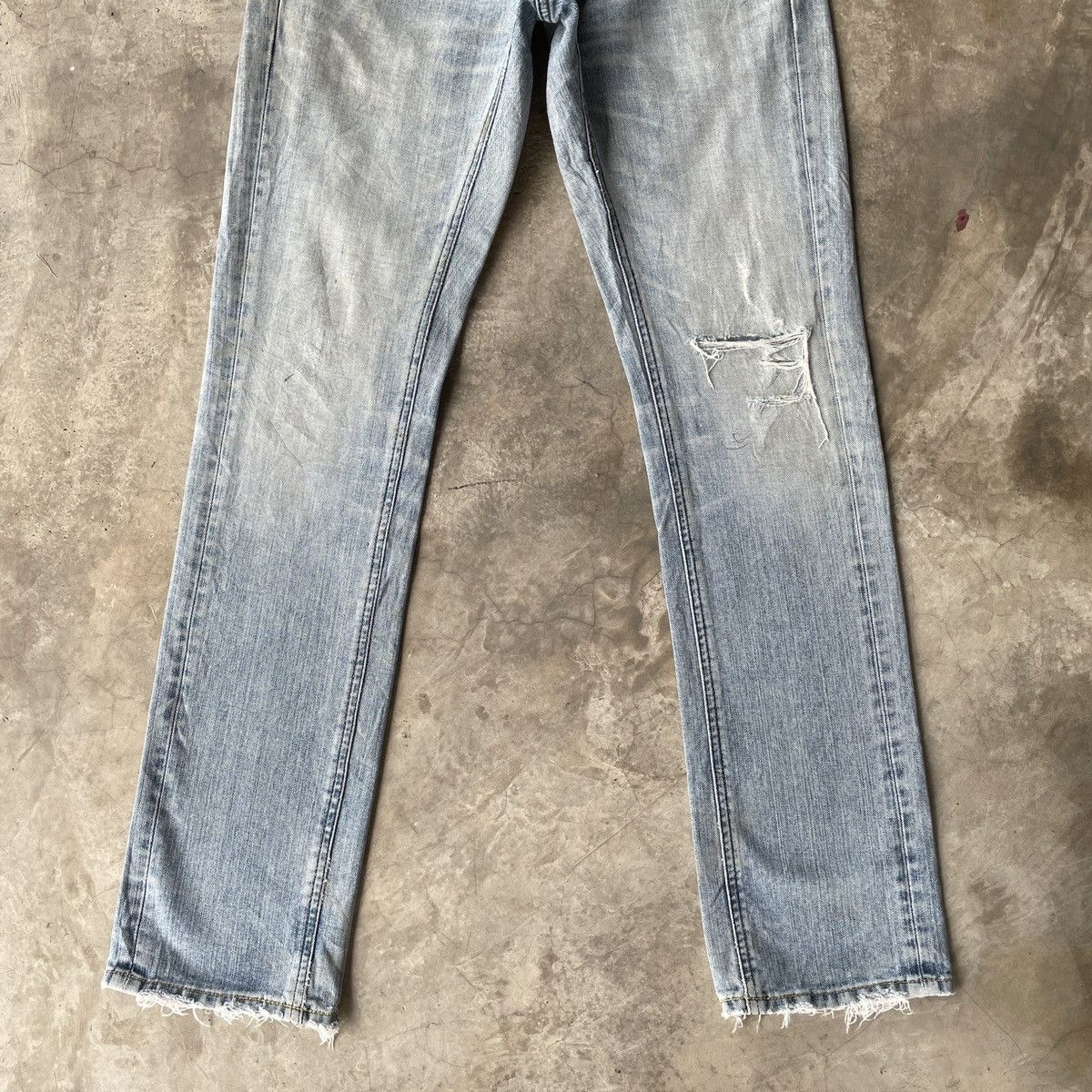 Japanese Brand Vintage Lee Riders Distressed Denim Jeans Pants W30x32 Size US 30 / EU 46 - 6 Thumbnail