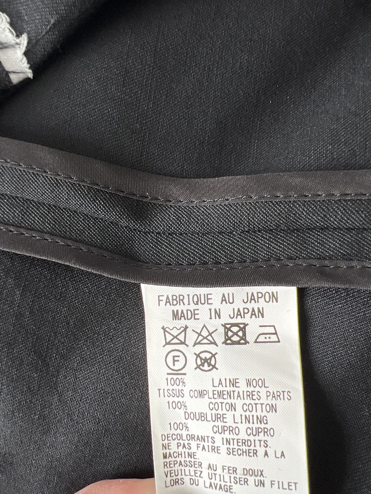Yohji Yamamoto Grail WILDE black drapey coat jacket blazer trench Size US M / EU 48-50 / 2 - 5 Thumbnail
