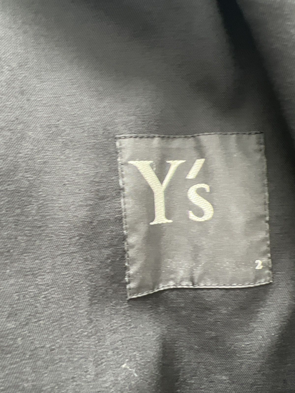 Yohji Yamamoto Grail WILDE black drapey coat jacket blazer trench Size US M / EU 48-50 / 2 - 14 Thumbnail
