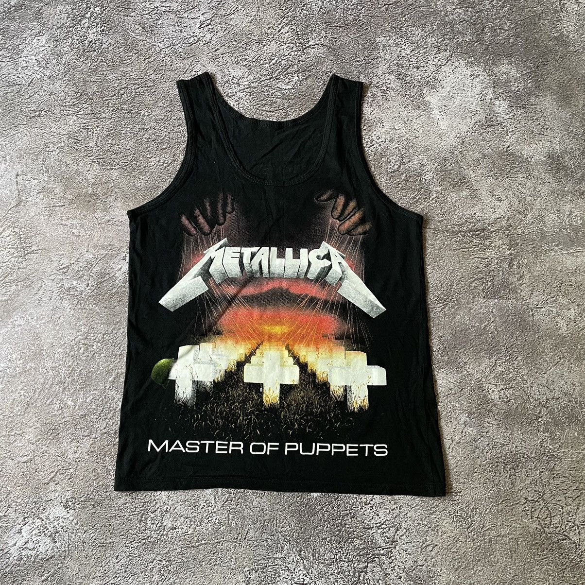 Vintage Vintage Metallica Master of Puppets Band Tee Graphic Grunge Size US M / EU 48-50 / 2 - 2 Thumbnail