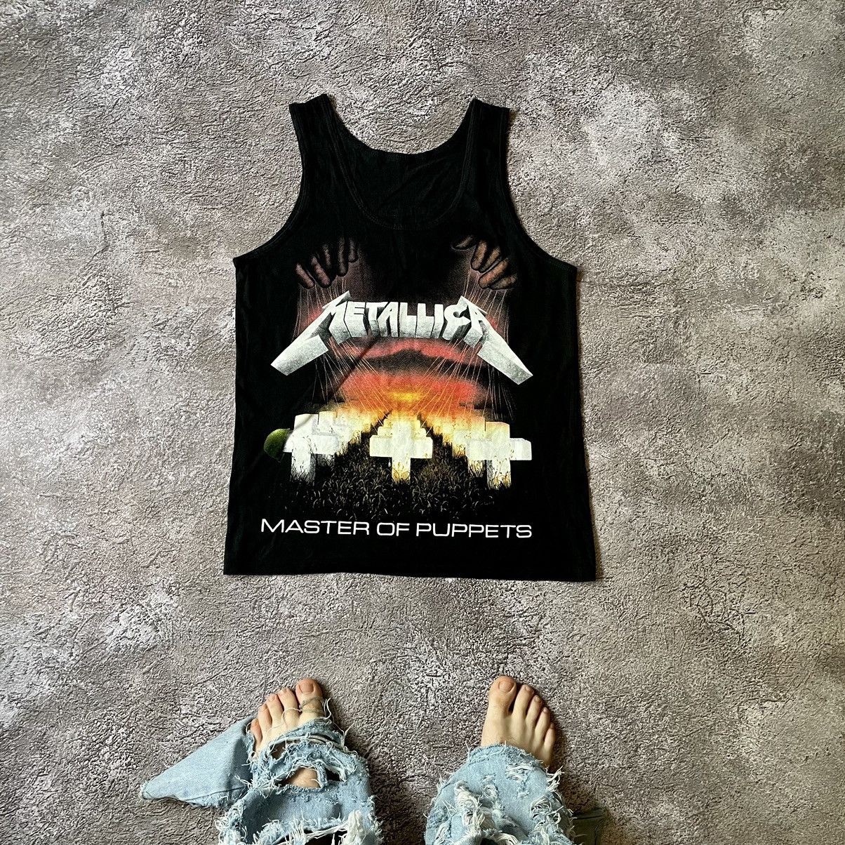 Vintage Vintage Metallica Master of Puppets Band Tee Graphic Grunge Size US M / EU 48-50 / 2 - 1 Thumbnail