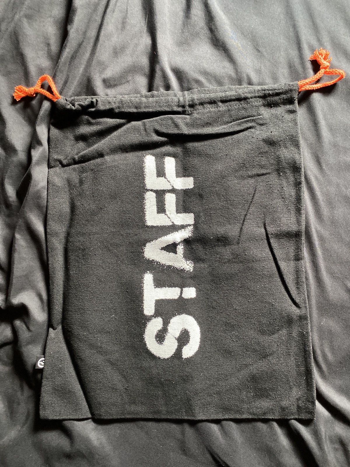 STAFF WORKFORCE Staff Workforce Black Canvas Drawstring Bag Size ONE SIZE - 1 Thumbnail