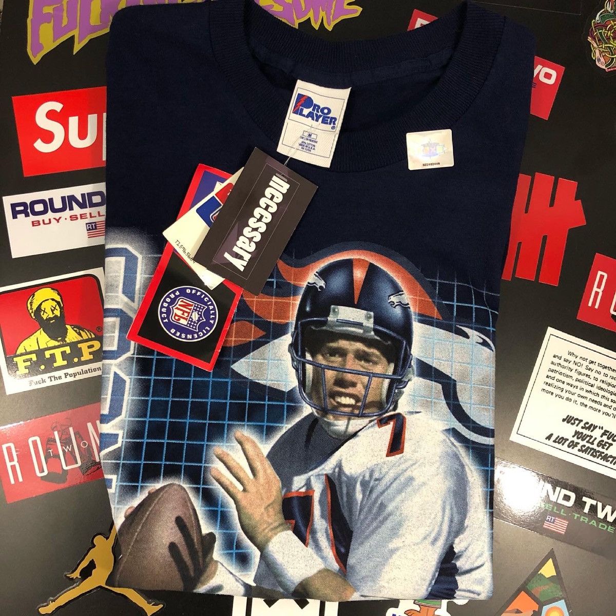 Vintage 90s John Elway Pro Player Tee