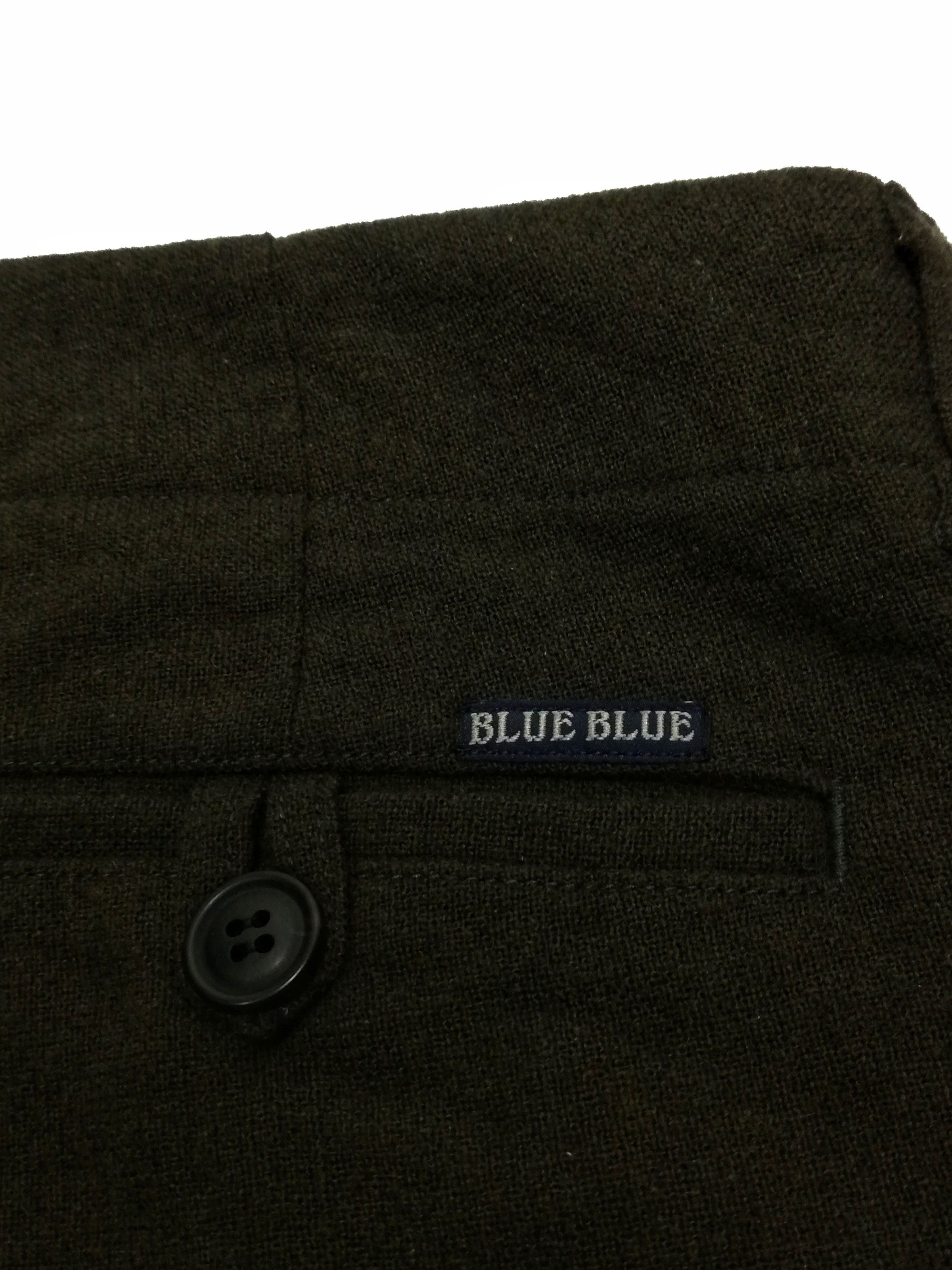 Blue Blue Japan × Japanese Brand × Vintage 🔥GRAIL Classic Blue Blue Made By Seilin Wool Casual Pants Size US 34 / EU 50 - 15 Thumbnail
