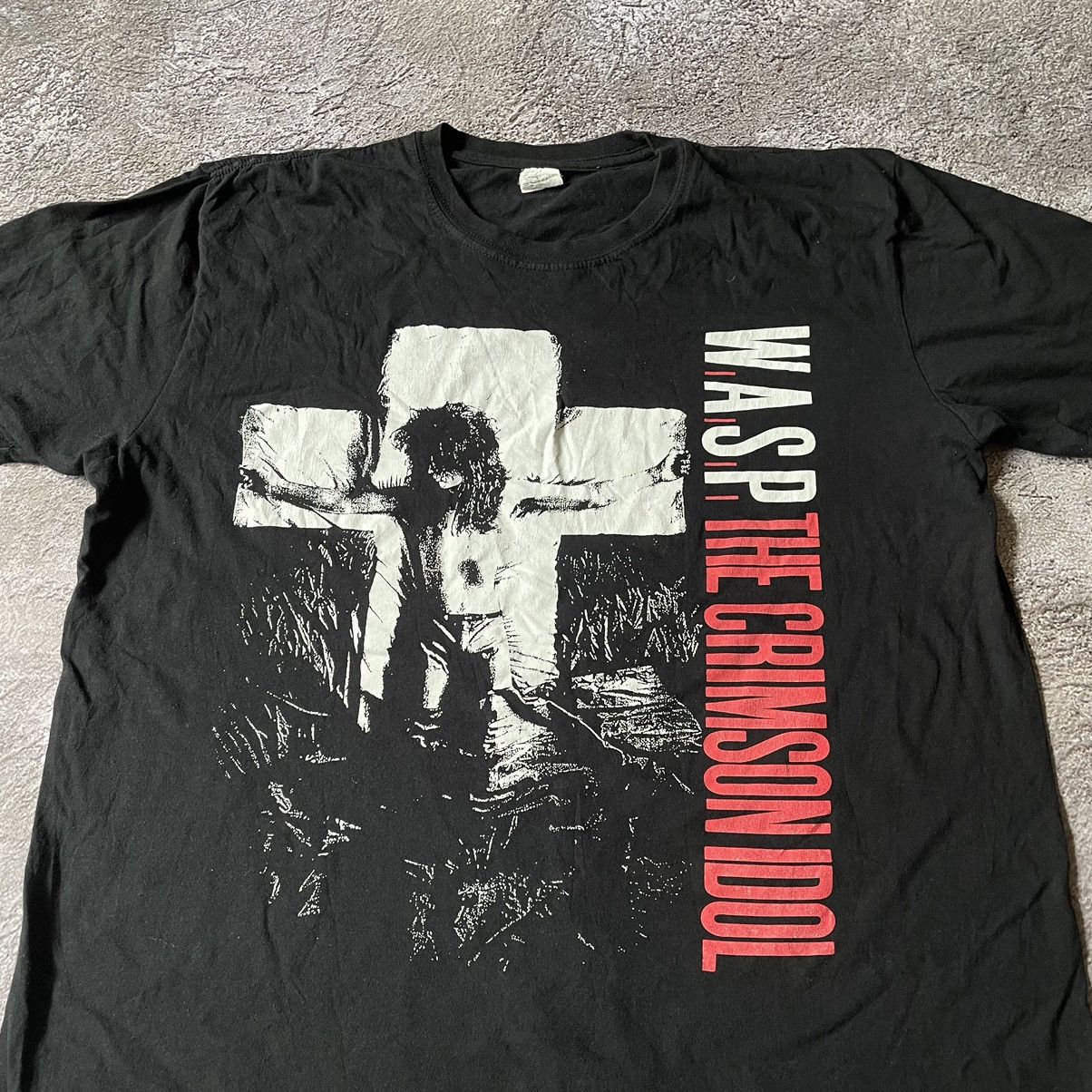 Vintage Vintage Y2K Crimson Idol Graphic Tee Grunge Thrashed Baggy M Size US M / EU 48-50 / 2 - 1 Thumbnail