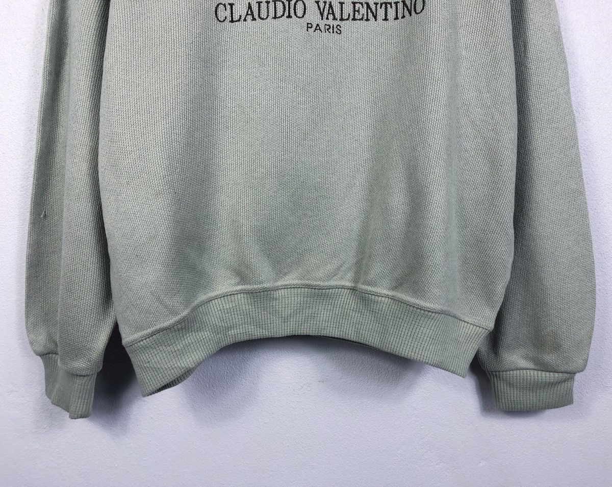 Other × Valentino × Vintage Vintage Claudio Valentino Paris Embroidered Logo Sweatshirt Size US M / EU 48-50 / 2 - 4 Thumbnail
