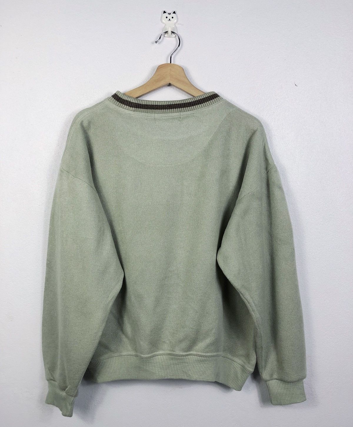 Other × Valentino × Vintage Vintage Claudio Valentino Paris Embroidered Logo Sweatshirt Size US M / EU 48-50 / 2 - 7 Thumbnail