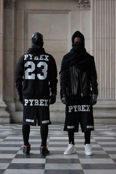 Pyrex Vision Virgil Abloh Pyrex Vision OG black mesh Champion