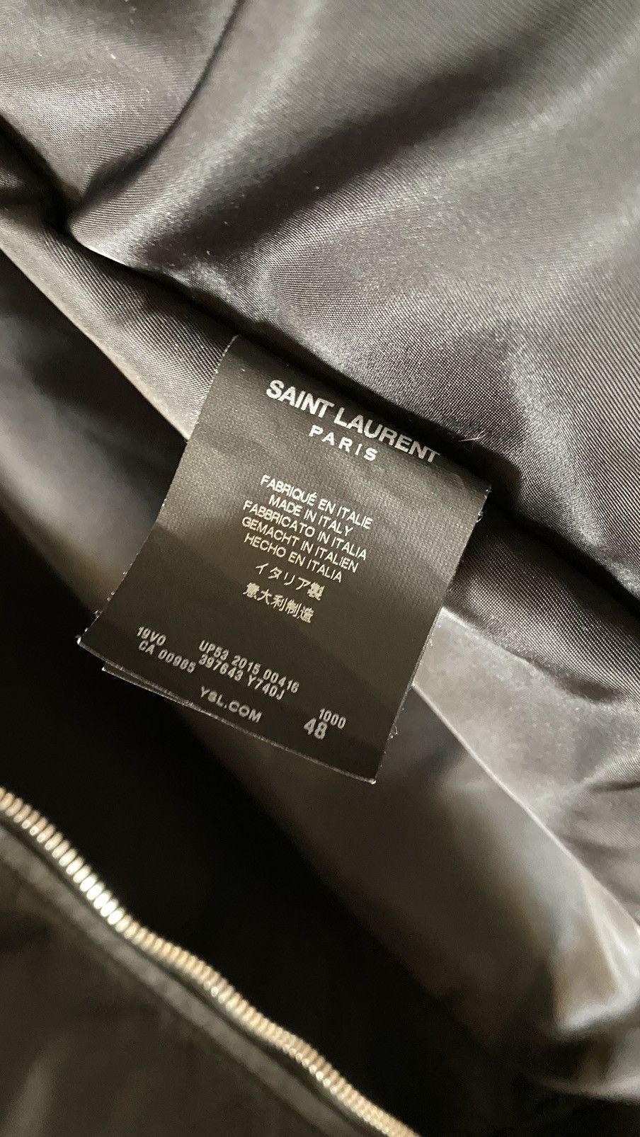 Saint Laurent Paris FW15 bomber Size US M / EU 48-50 / 2 - 3 Thumbnail