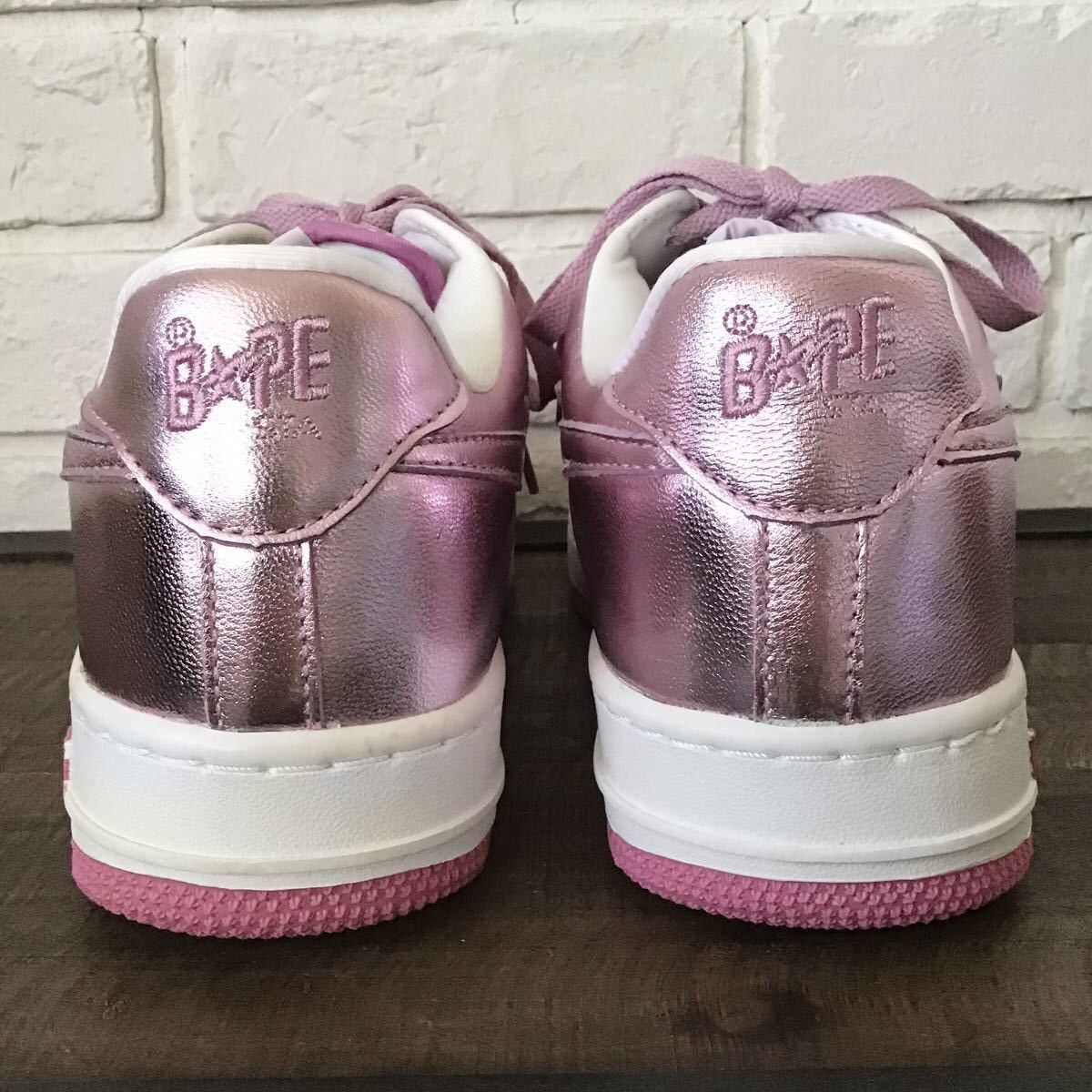 Bape Pink foil BAPE STA sneakers a bathing ape BAPESTA NIGO Size US 9.5 / EU 42-43 - 5 Thumbnail