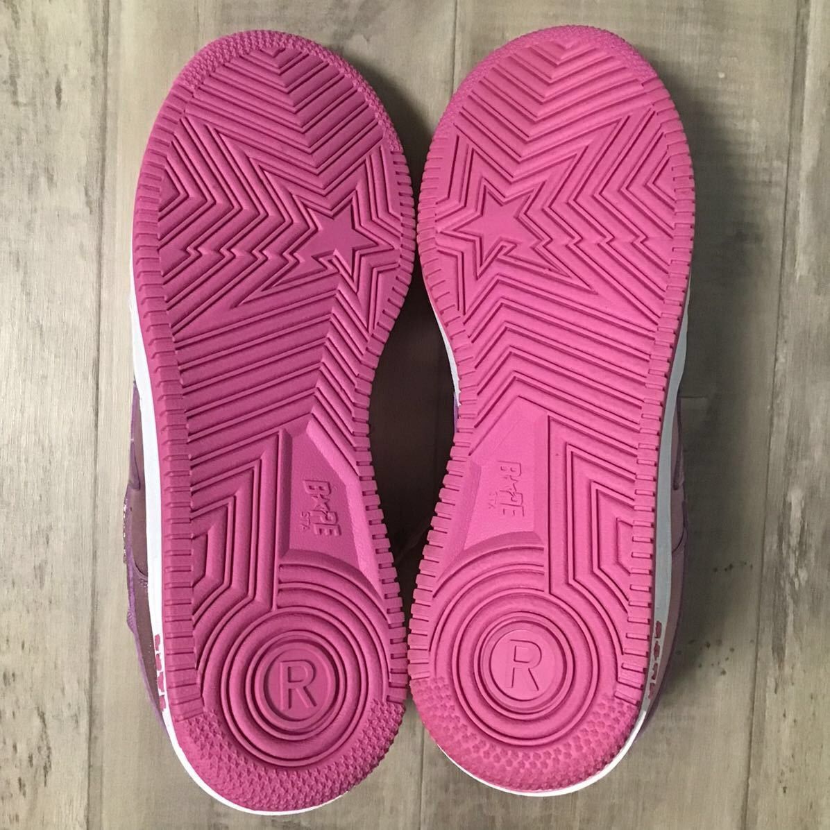 Bape Pink foil BAPE STA sneakers a bathing ape BAPESTA NIGO Size US 9.5 / EU 42-43 - 6 Thumbnail