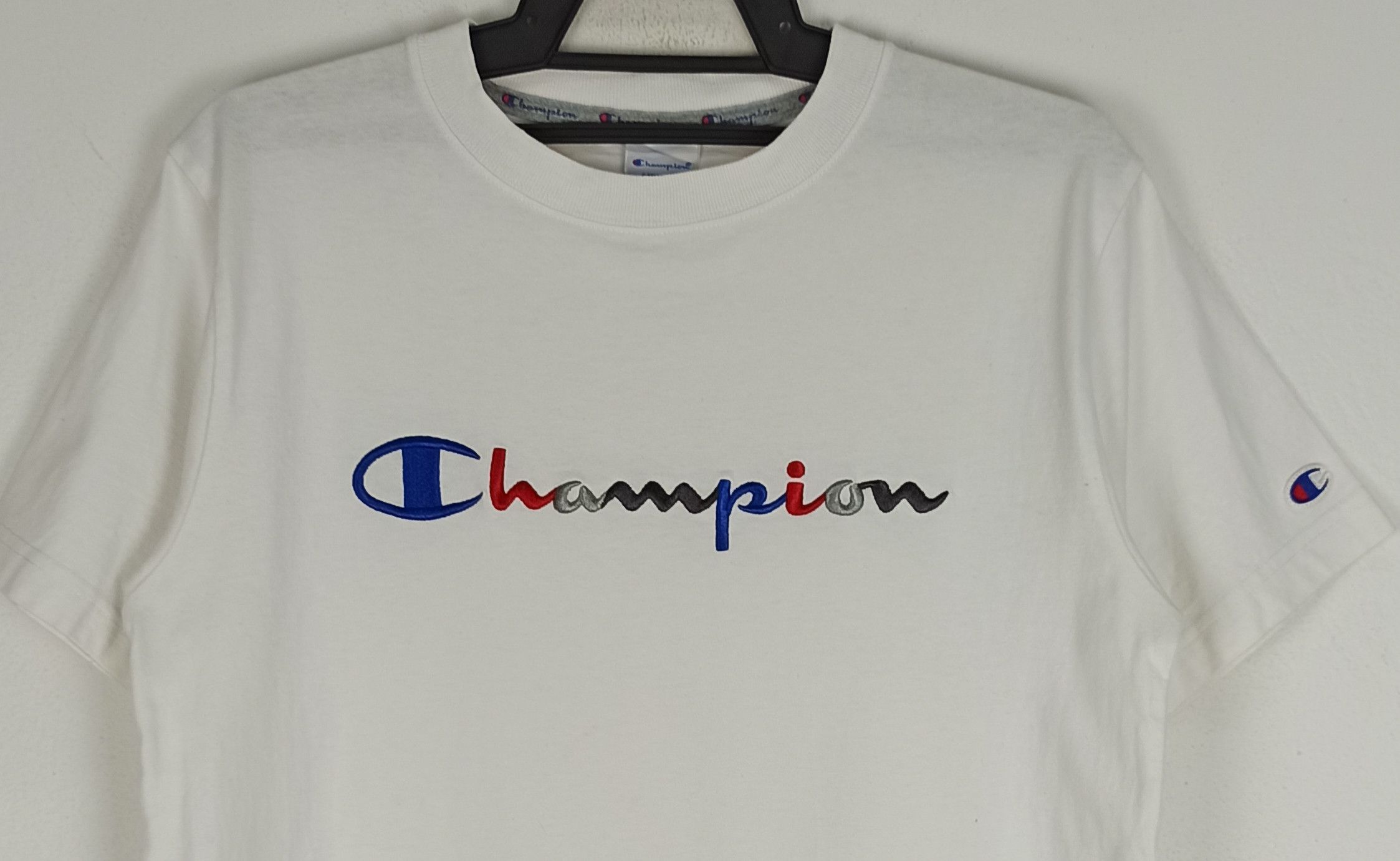 Champion Champion Big Logo Embroidered Big Logo Spells out Tee Size US M / EU 48-50 / 2 - 2 Thumbnail