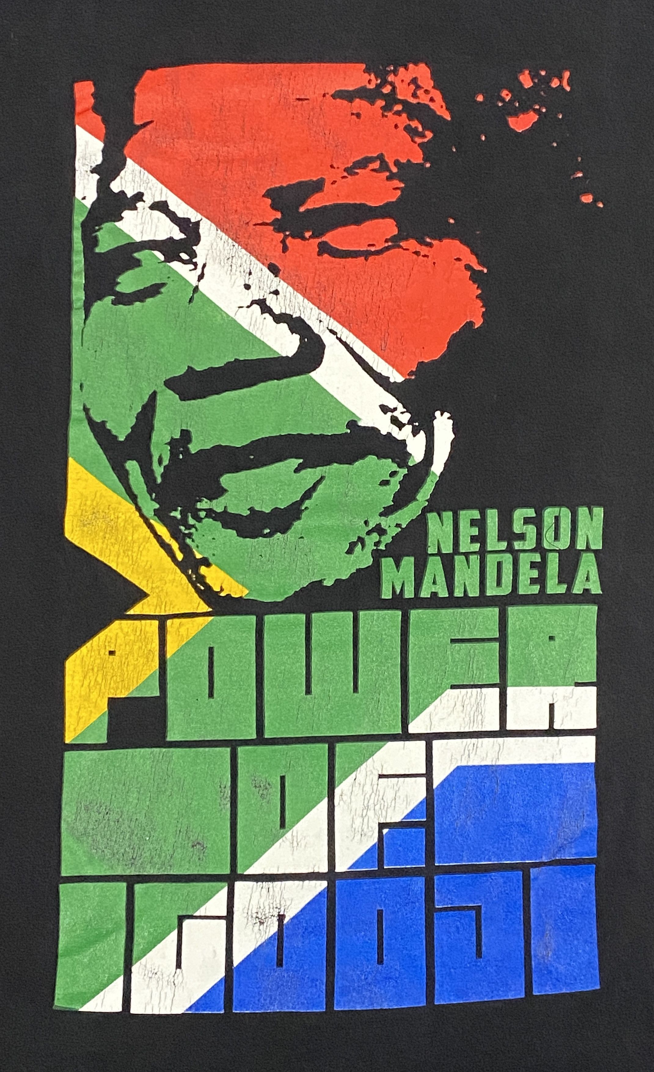 Vintage Nelson Mandela T Shirt Mens 5XL Vintage 90s BHM Juneteenth Size US XXL / EU 58 / 5 - 2 Thumbnail