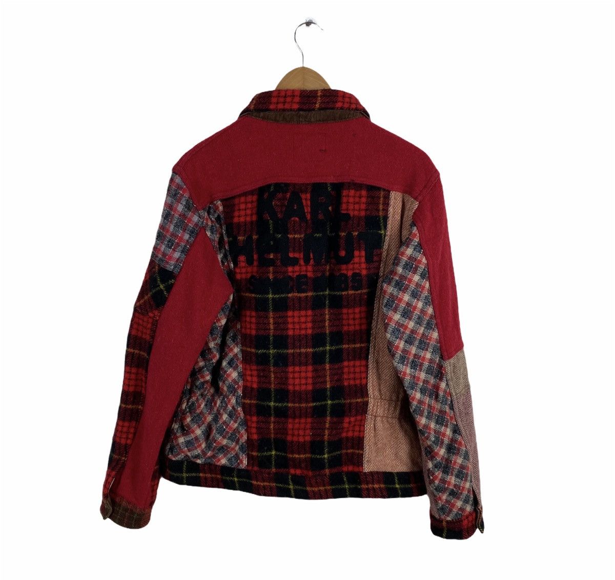 Harris Tweed Karl Helmut x Harris Tweet wool patchwork jacket Size US M / EU 48-50 / 2 - 2 Thumbnail