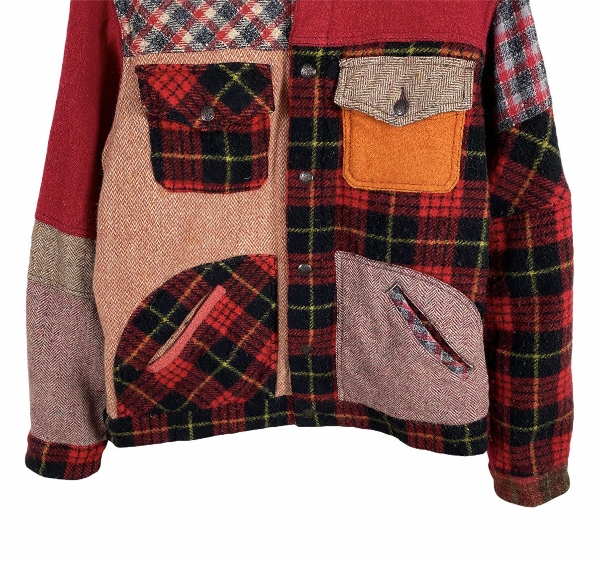 Harris Tweed Karl Helmut x Harris Tweet wool patchwork jacket Size US M / EU 48-50 / 2 - 5 Thumbnail