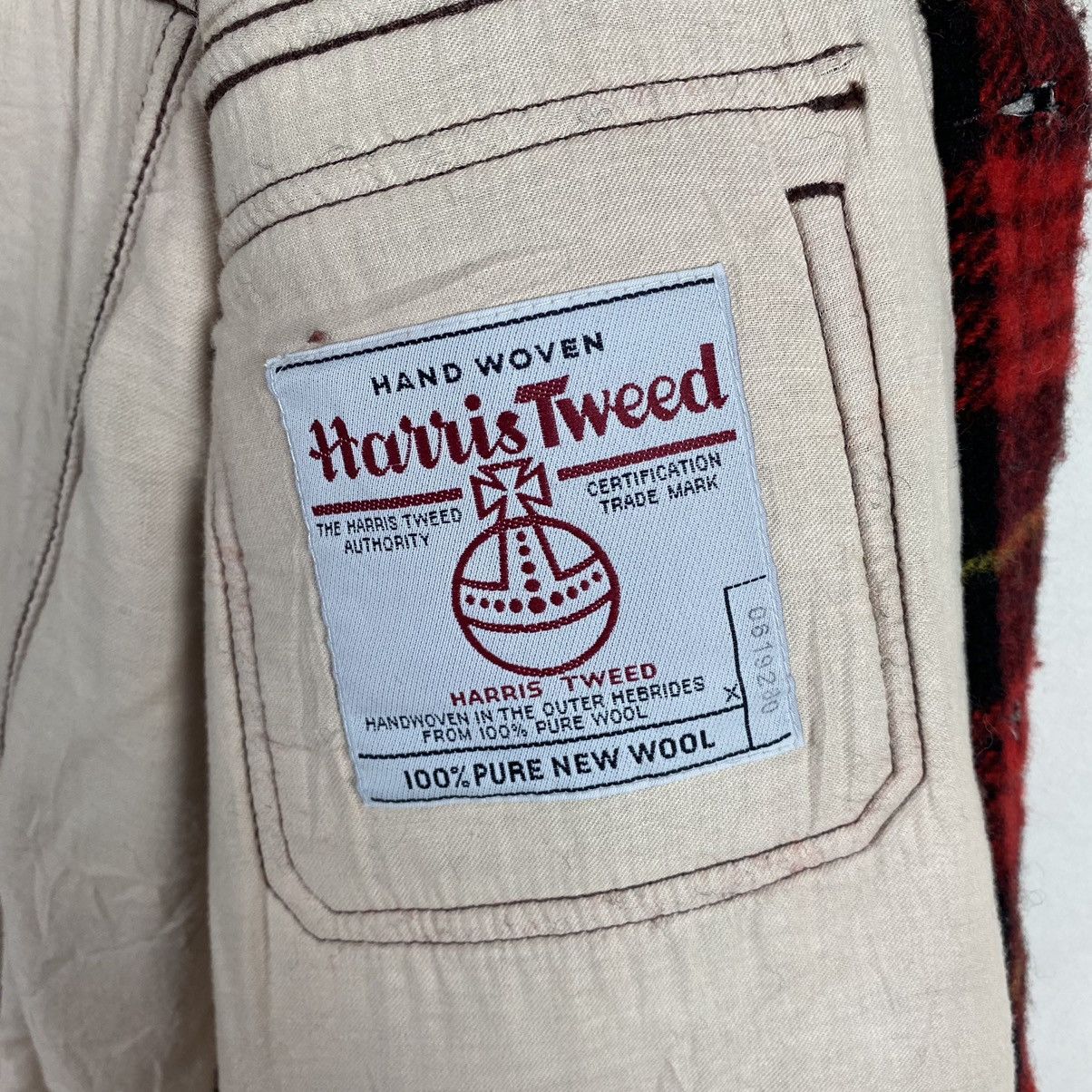 Harris Tweed Karl Helmut x Harris Tweet wool patchwork jacket Size US M / EU 48-50 / 2 - 9 Thumbnail