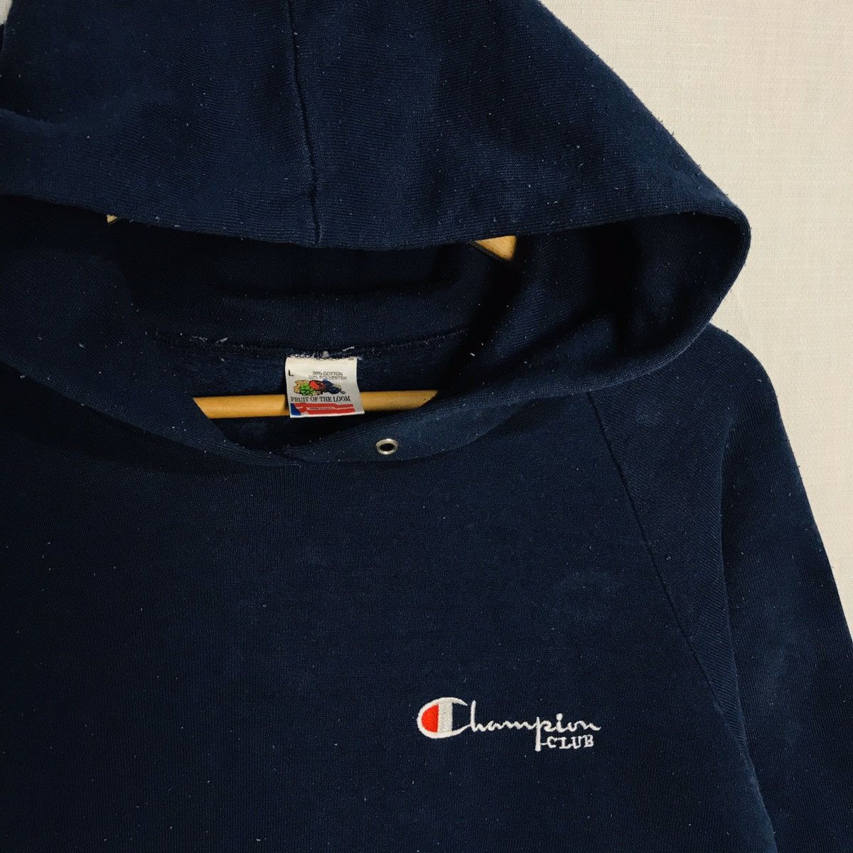 Champion × Vintage Rare vtg 80s champion club hoodie usa Size US L / EU 52-54 / 3 - 4 Thumbnail