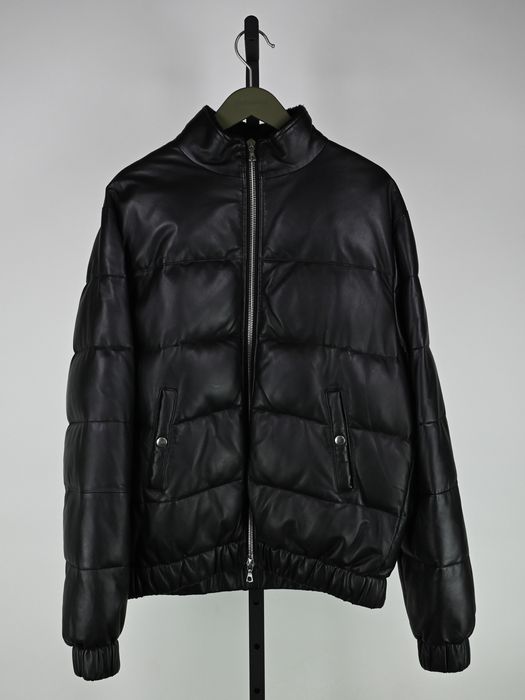 John elliott shop leather down jacket