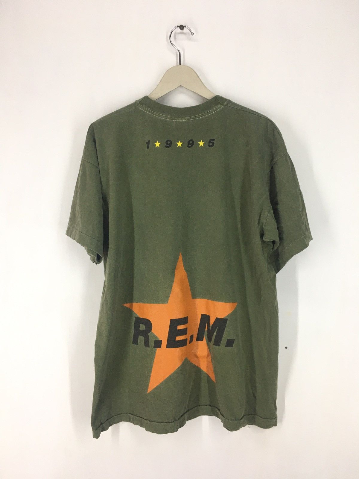 Band Tees Vintage 90s REM rock band t shirt Size US XL / EU 56 / 4 - 4 Thumbnail