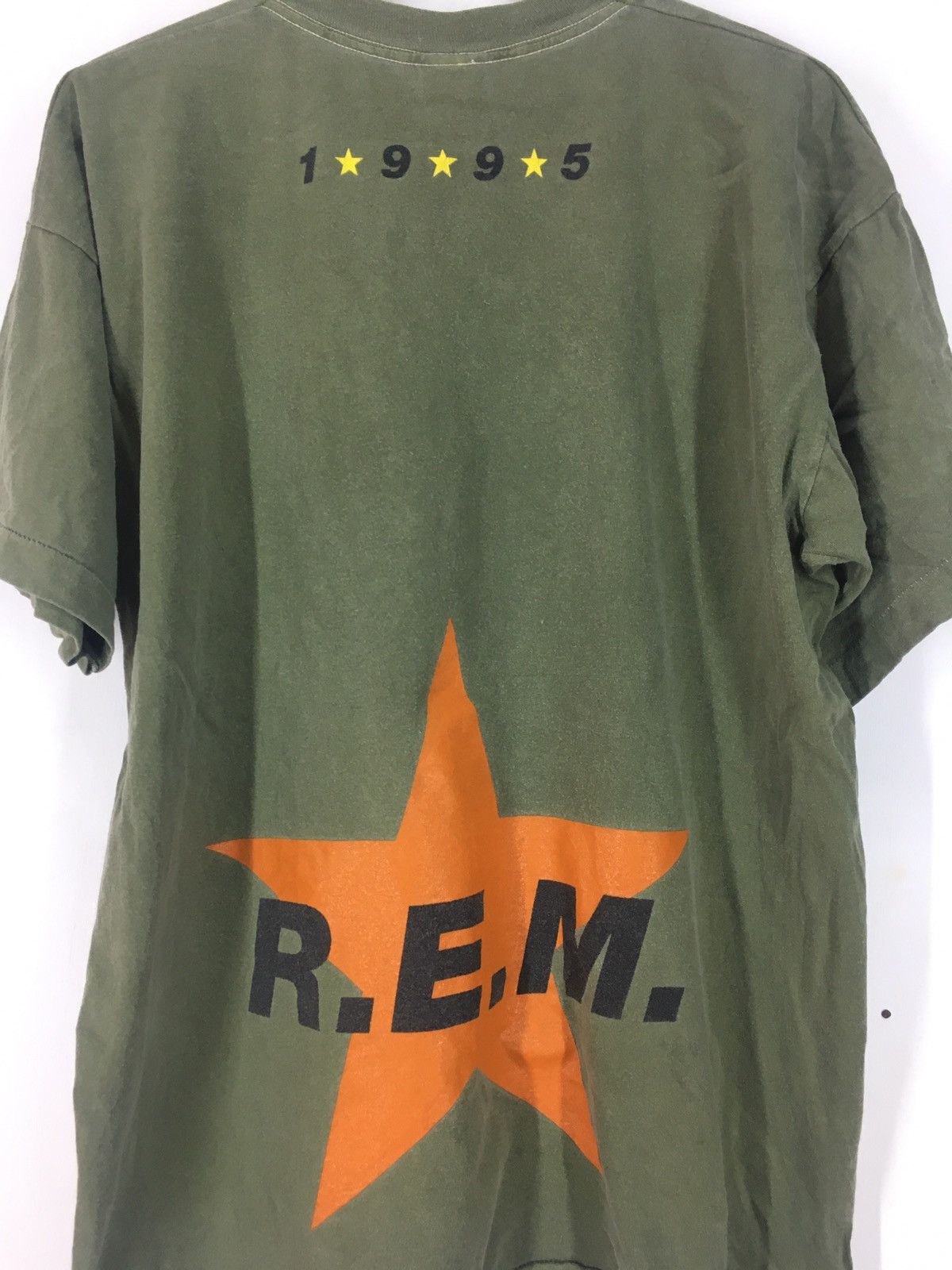 Band Tees Vintage 90s REM rock band t shirt Size US XL / EU 56 / 4 - 2 Thumbnail