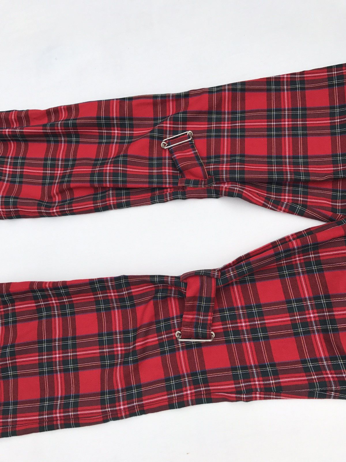 Japanese Brand Sex Pot Revenge Tartan Bondage Punk Zipper Pants Size US 28 / EU 44 - 6 Thumbnail