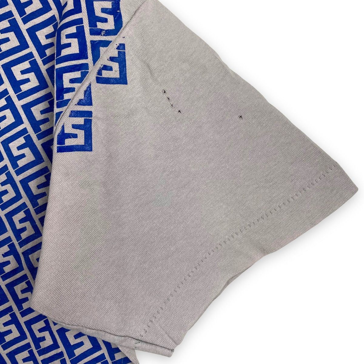 Stussy × Vintage RARE🔥 VTG DISTRESSED STUSSY FENDI MONOGRAM TEST PRINT TEE Size US M / EU 48-50 / 2 - 5 Thumbnail