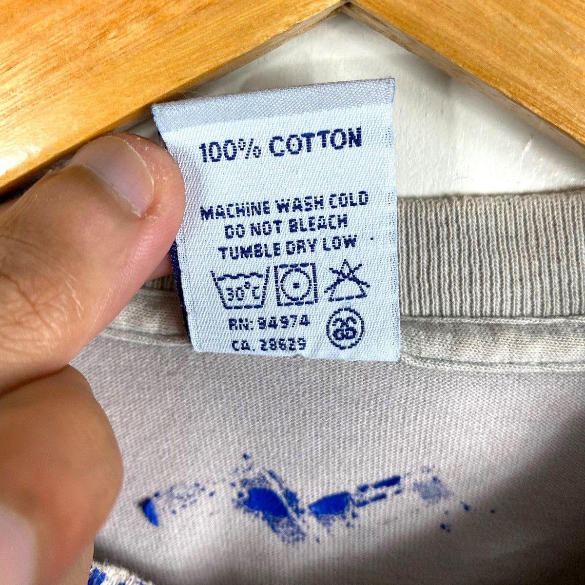 Stussy × Vintage RARE🔥 VTG DISTRESSED STUSSY FENDI MONOGRAM TEST PRINT TEE Size US M / EU 48-50 / 2 - 11 Thumbnail