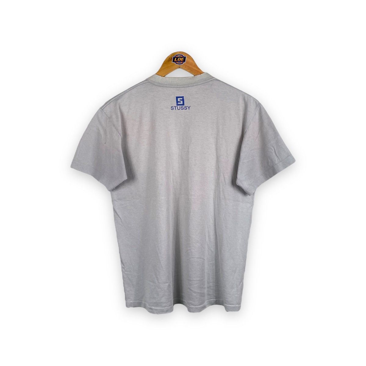 Stussy × Vintage RARE🔥 VTG DISTRESSED STUSSY FENDI MONOGRAM TEST PRINT TEE Size US M / EU 48-50 / 2 - 12 Thumbnail