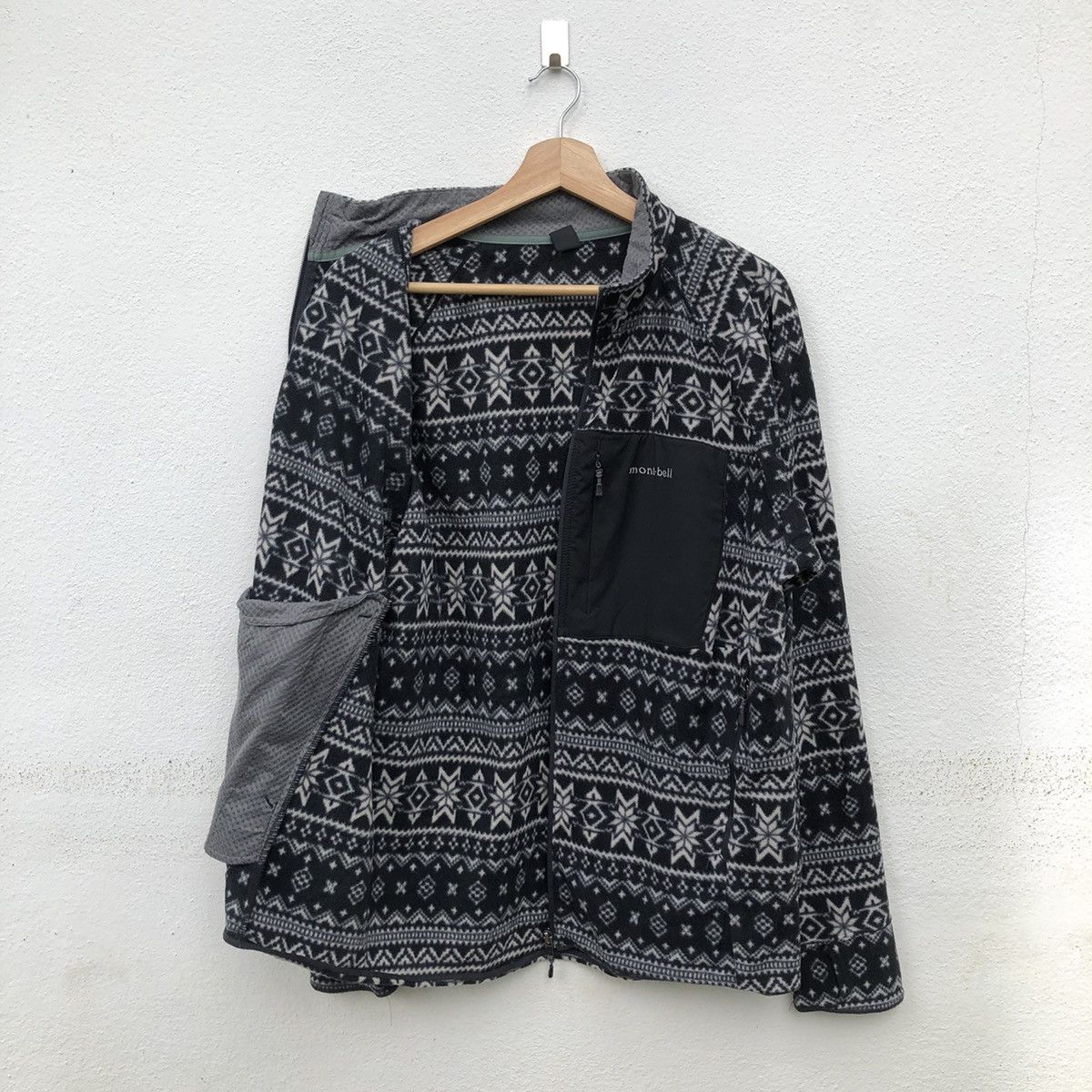 Japanese Brand ULTIMATE NAVAJO BLACK MONTBELL CLIMAPLUS JACKET Size US XL / EU 56 / 4 - 8 Thumbnail