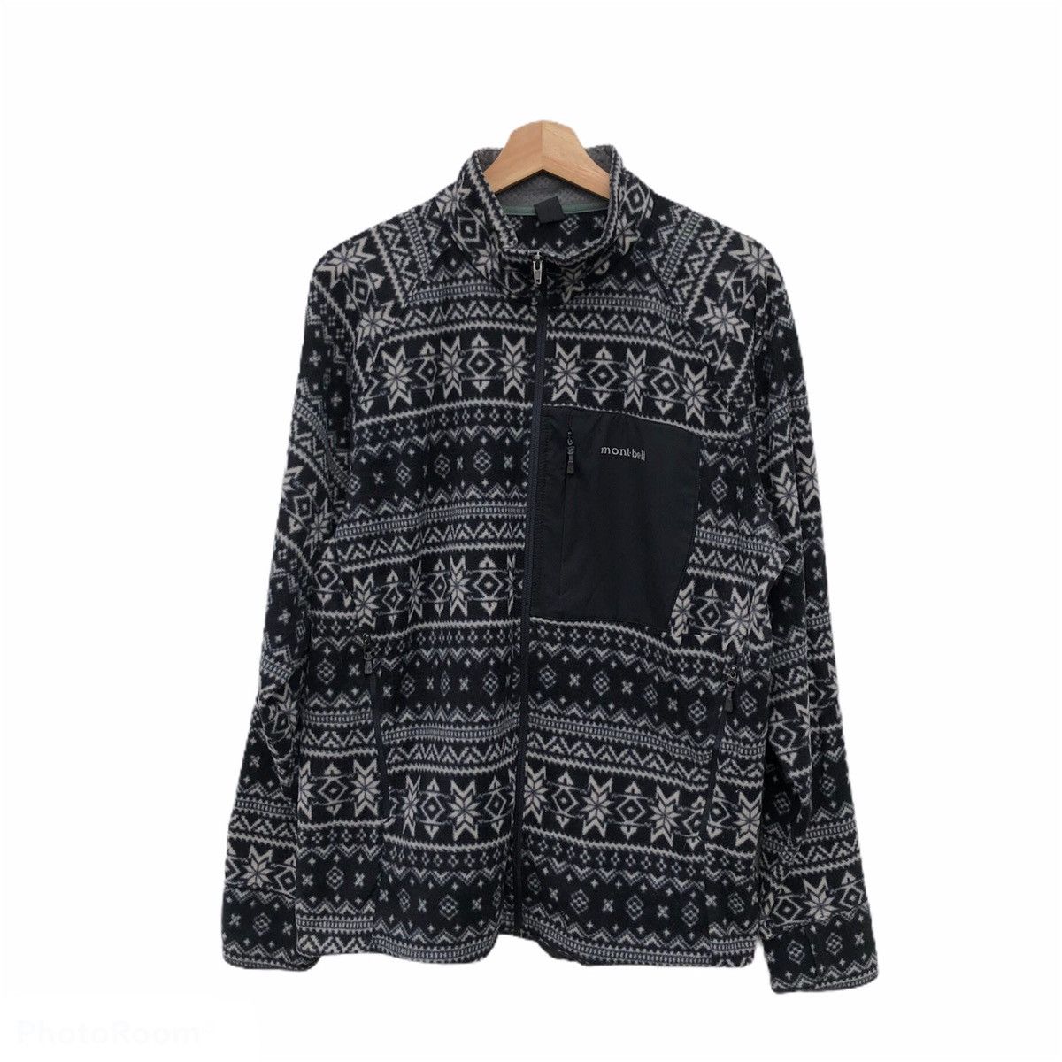 Japanese Brand ULTIMATE NAVAJO BLACK MONTBELL CLIMAPLUS JACKET Size US XL / EU 56 / 4 - 1 Thumbnail