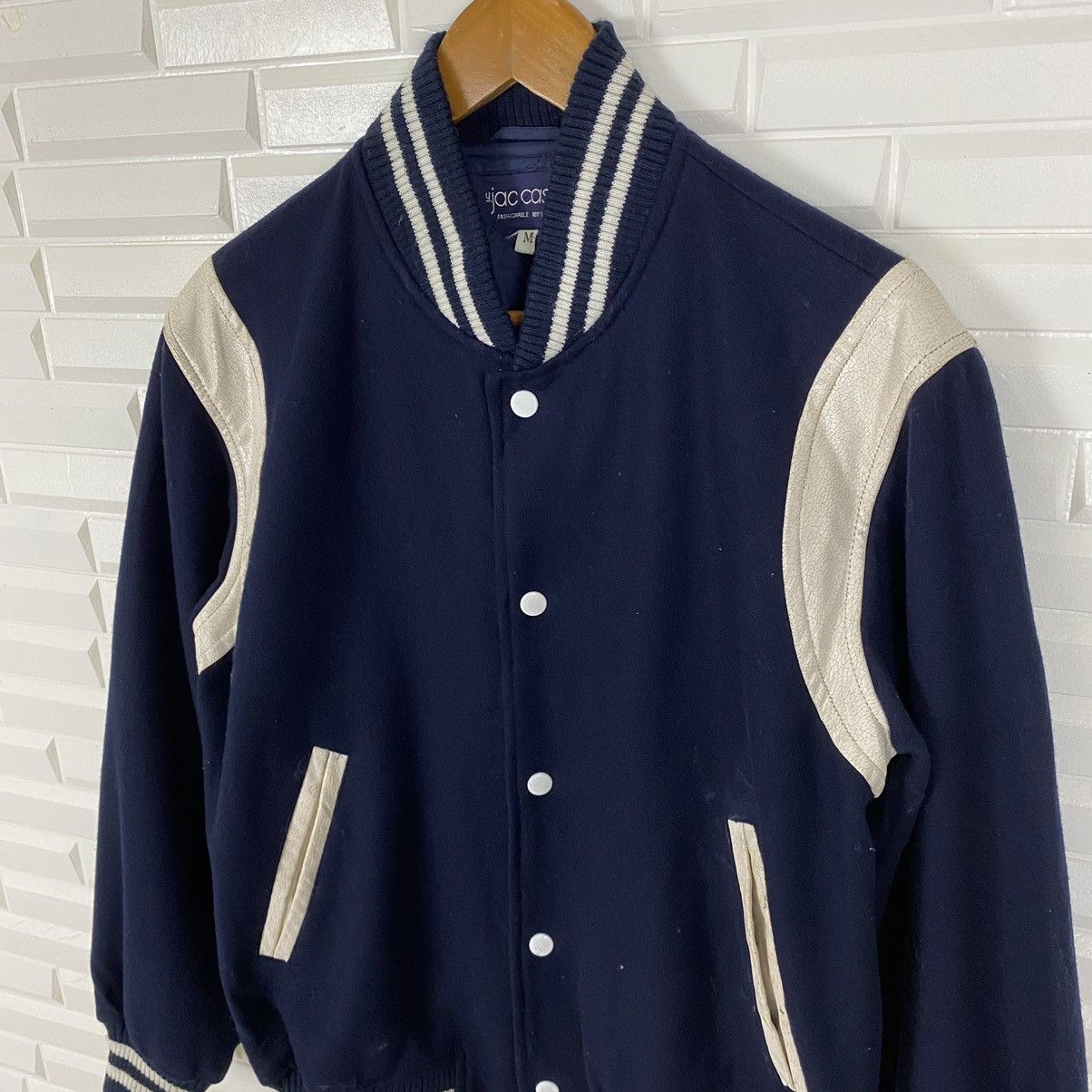 Japanese Brand JAC CASUAL WOOL VARSITY INSPIRE TEDDY JACKET Size US M / EU 48-50 / 2 - 5 Thumbnail