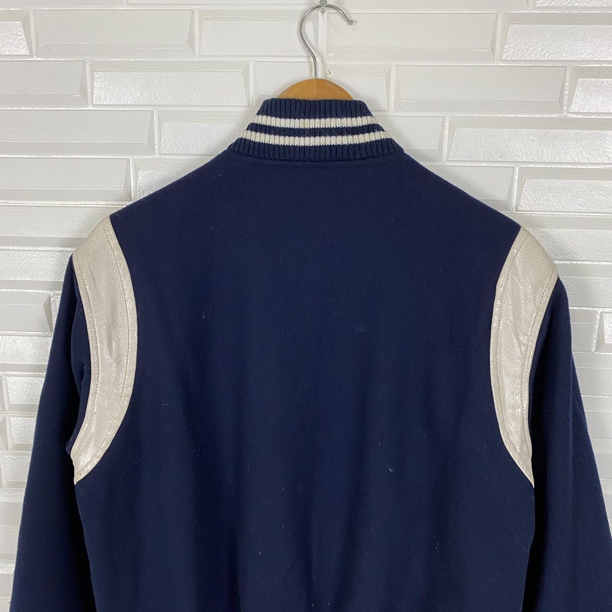 Japanese Brand JAC CASUAL WOOL VARSITY INSPIRE TEDDY JACKET Size US M / EU 48-50 / 2 - 7 Thumbnail