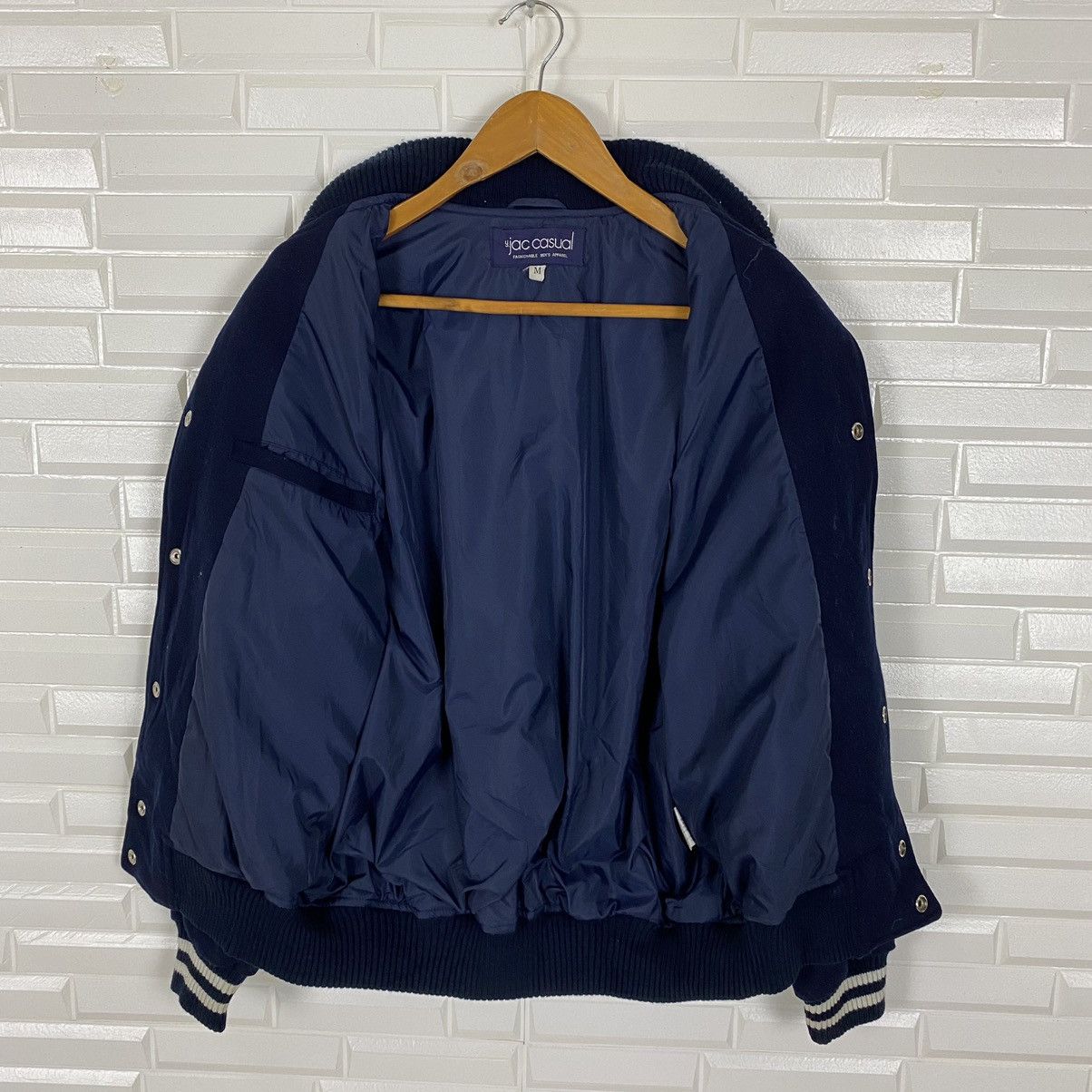 Japanese Brand JAC CASUAL WOOL VARSITY INSPIRE TEDDY JACKET Size US M / EU 48-50 / 2 - 10 Thumbnail
