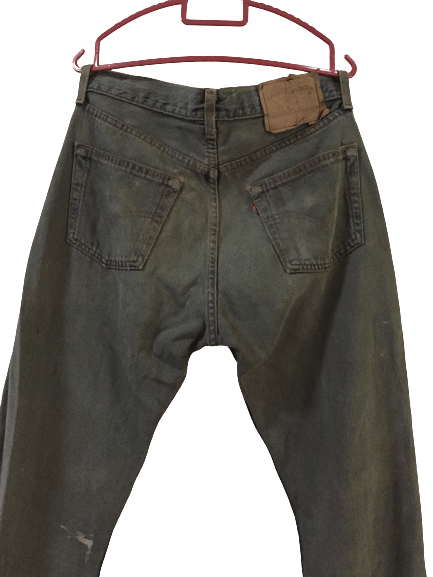 Levi's Vintage 90s Levis 501 Paint Splatter Women Jeans Size 30" / US 8 / IT 44 - 10 Thumbnail