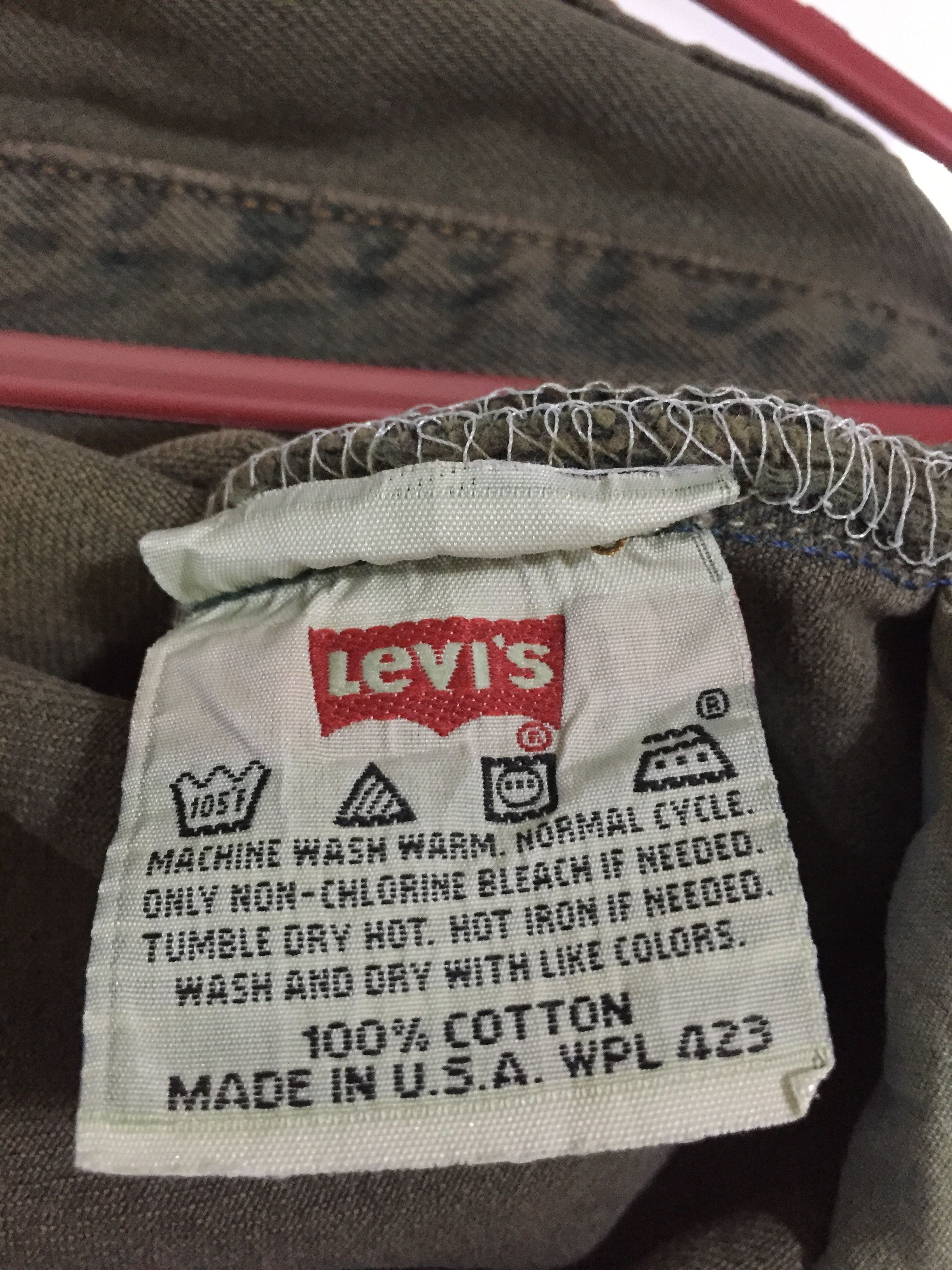 Levi's Vintage 90s Levis 501 Paint Splatter Women Jeans Size 30" / US 8 / IT 44 - 6 Thumbnail