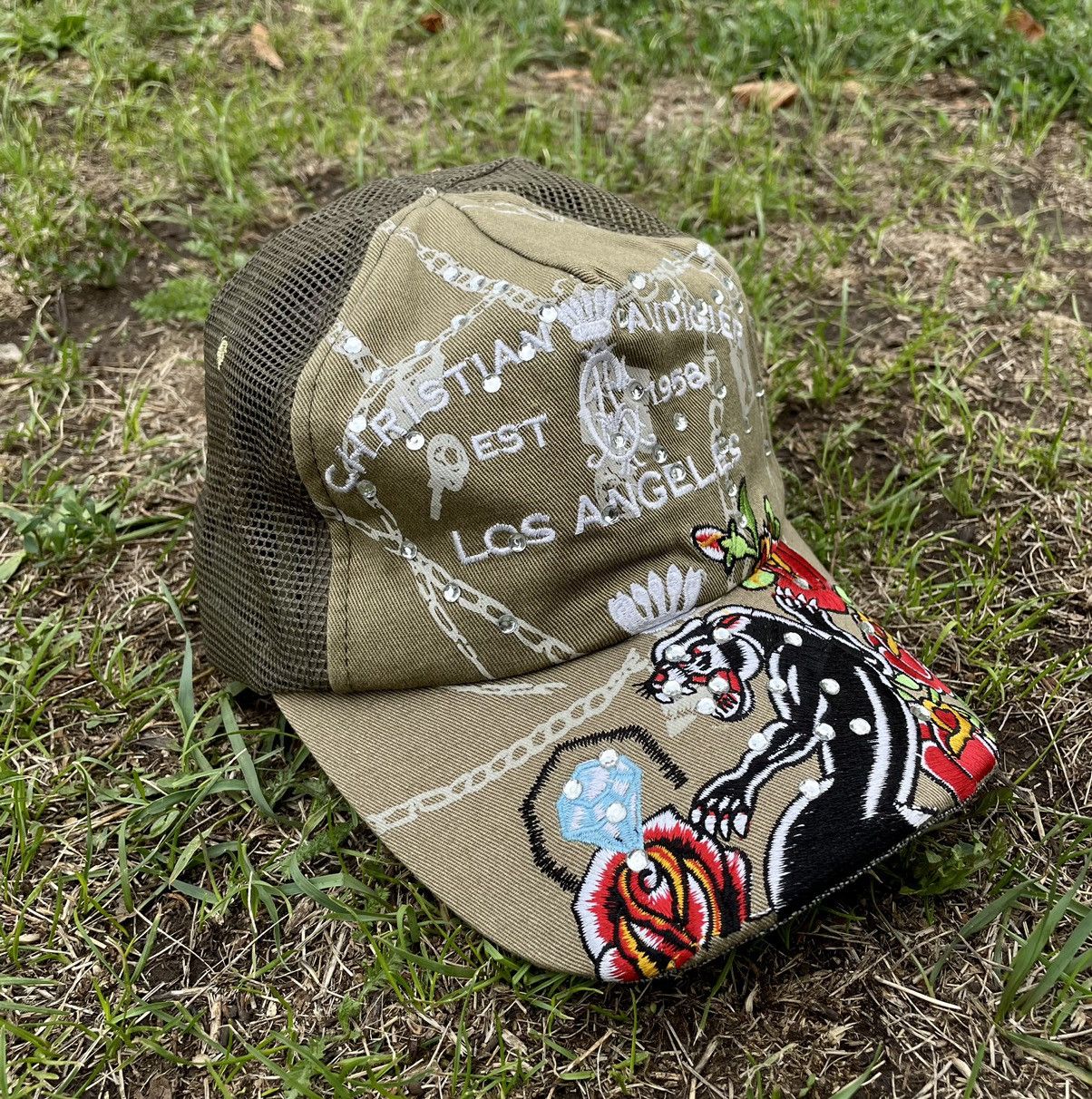Vintage Vintage Y2K Ed Hardy Cristian Audigier Streetwear Cap OS Size ONE SIZE - 2 Thumbnail