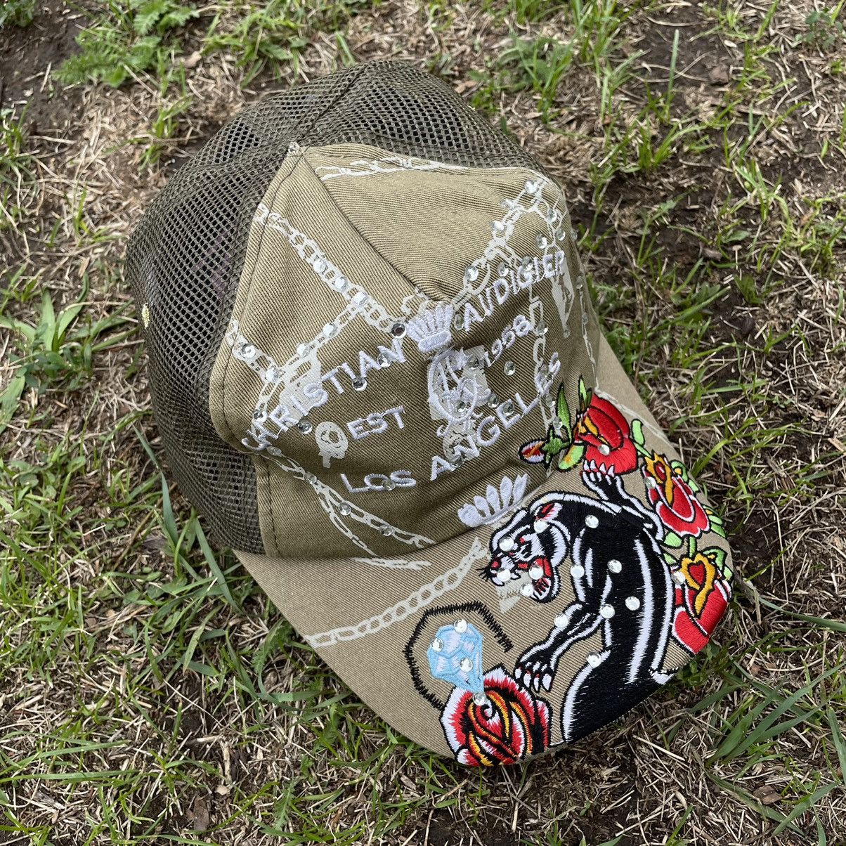 Vintage Vintage Y2K Ed Hardy Cristian Audigier Streetwear Cap OS Size ONE SIZE - 3 Thumbnail