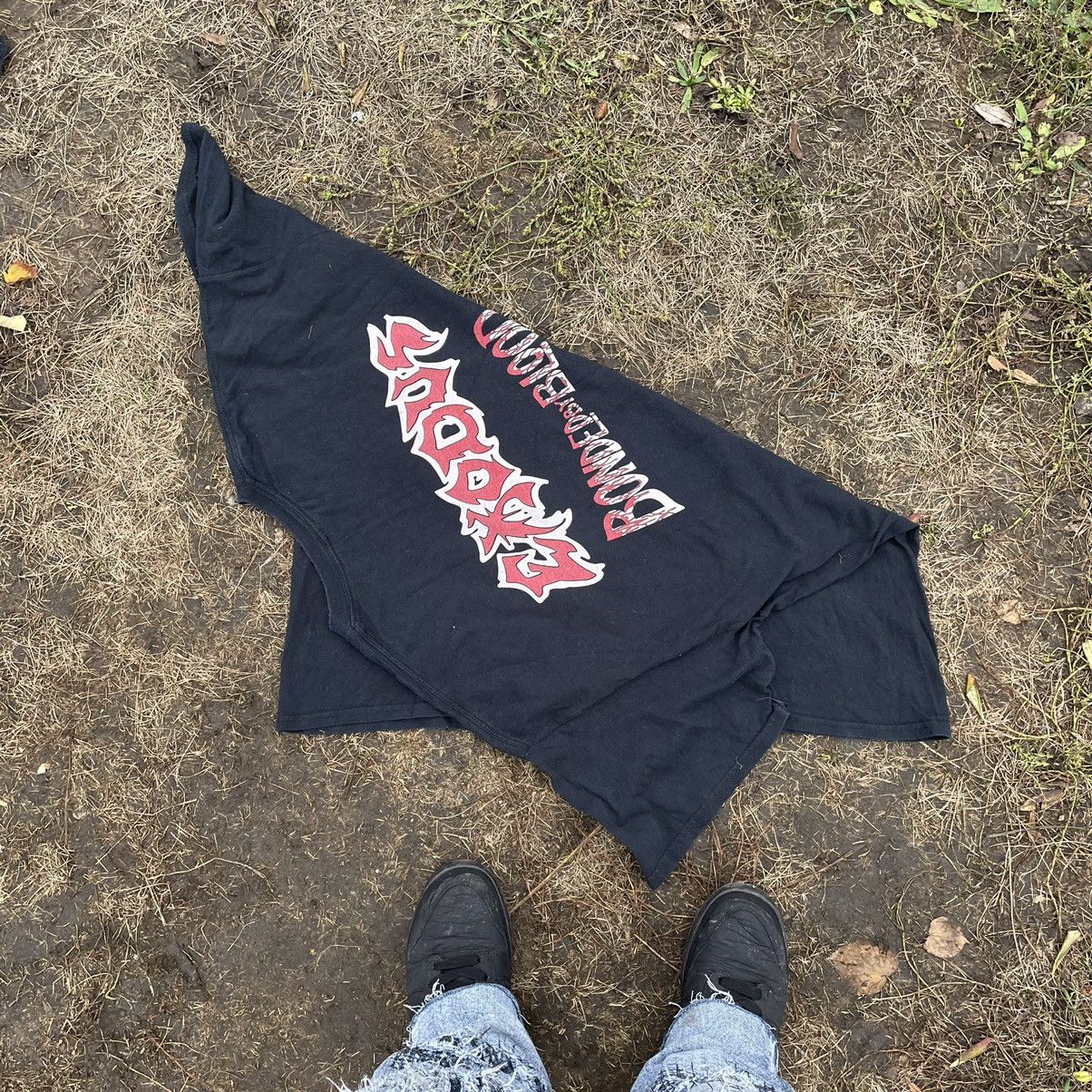 Vintage Vintage 90s Exodus Band Graphic Tee Grunge Thrashed Baggy XL Size US XL / EU 56 / 4 - 6 Thumbnail
