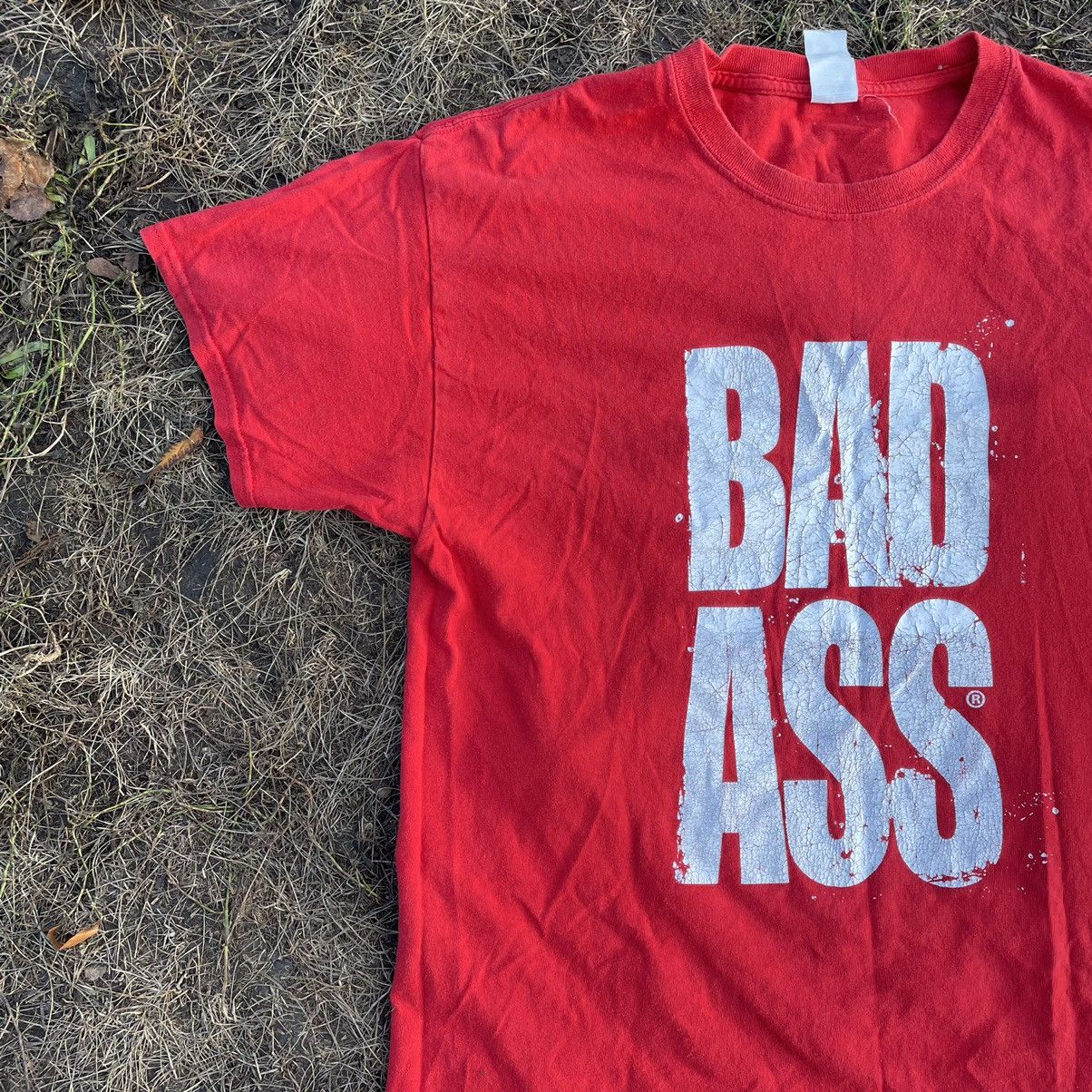 Vintage Vintage Y2K Sun Faded Graphic Tee Bad Ass Humor Skate Boxy M Size US M / EU 48-50 / 2 - 3 Thumbnail