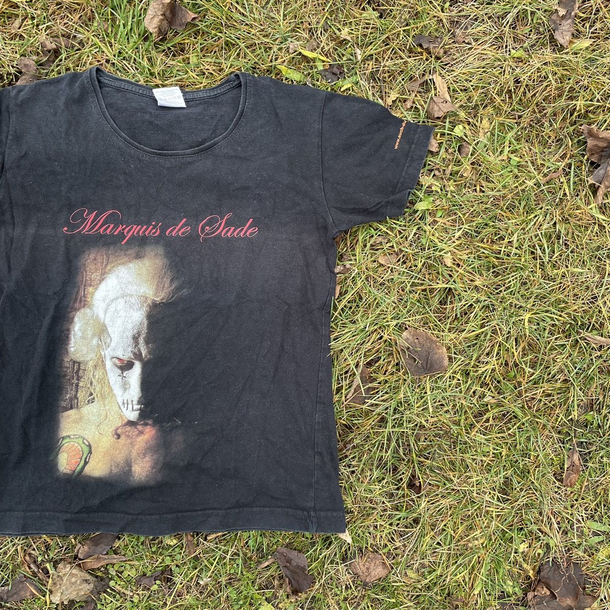 Vintage Vintage 90s Grunge Graphic Tee Sun Faded Horror Dark Baggy L Size L / US 10 / IT 46 - 2 Thumbnail