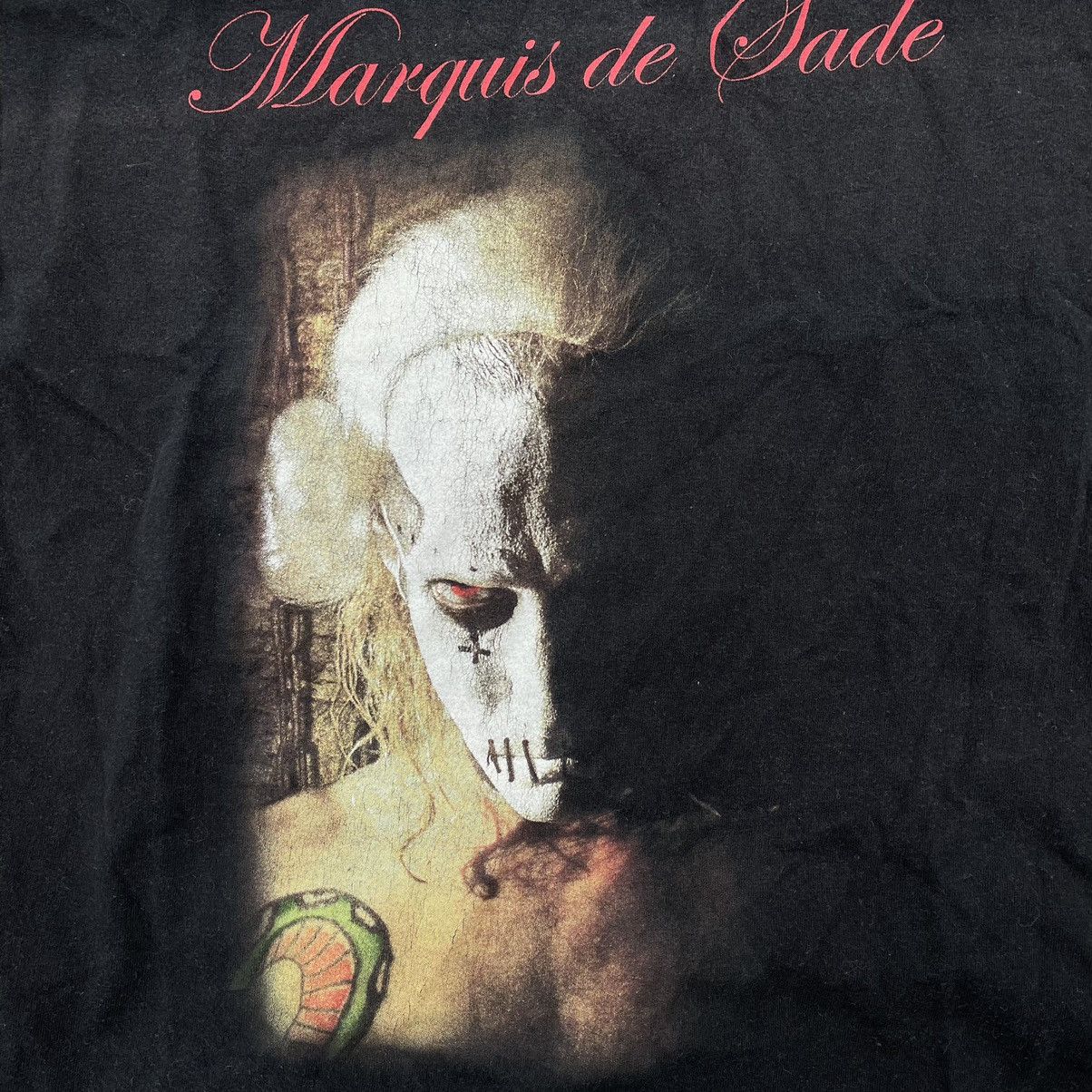 Vintage Vintage 90s Grunge Graphic Tee Sun Faded Horror Dark Baggy L Size L / US 10 / IT 46 - 5 Thumbnail