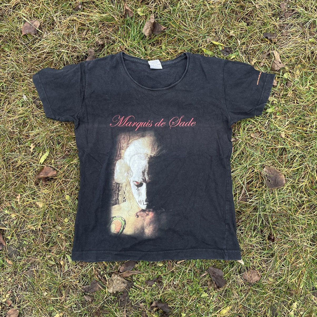 Vintage Vintage 90s Grunge Graphic Tee Sun Faded Horror Dark Baggy L Size L / US 10 / IT 46 - 1 Thumbnail