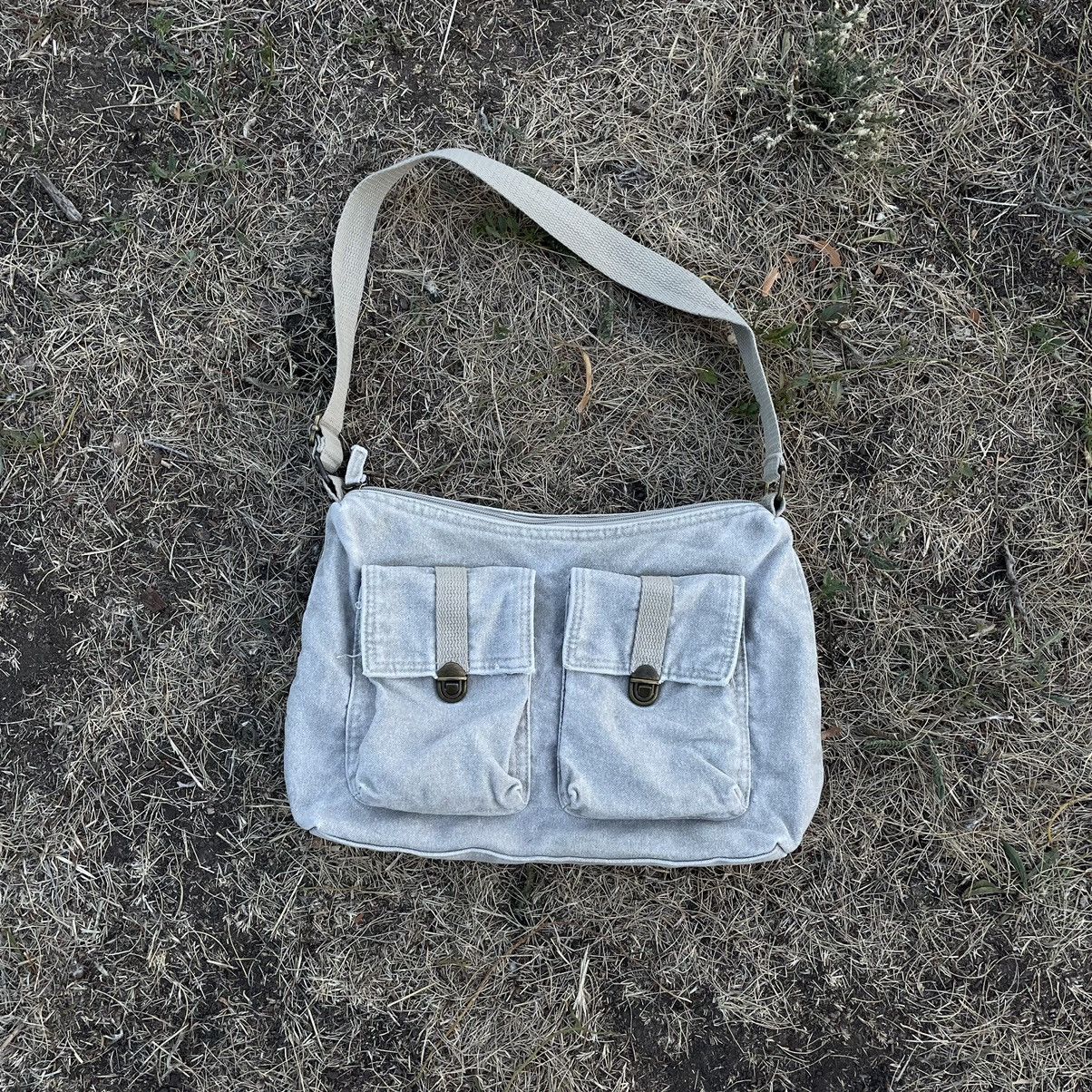 Vintage Vintage Y2K Utility Crossbody Bag Streetwear Pockets Boxy OS Size ONE SIZE - 1 Thumbnail