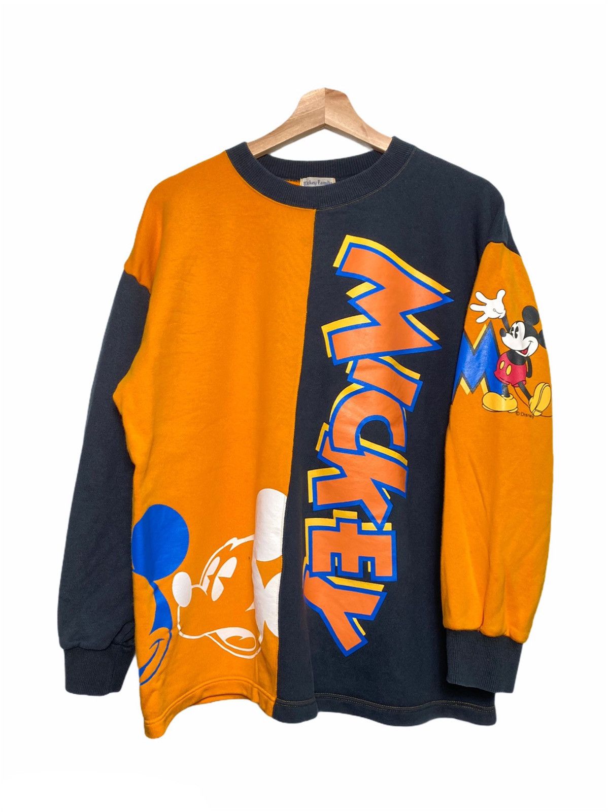 Cartoon Network × Disney × Mickey Mouse Vintage Mickey Mouse Overprinted Crewneck Size US L / EU 52-54 / 3 - 1 Thumbnail