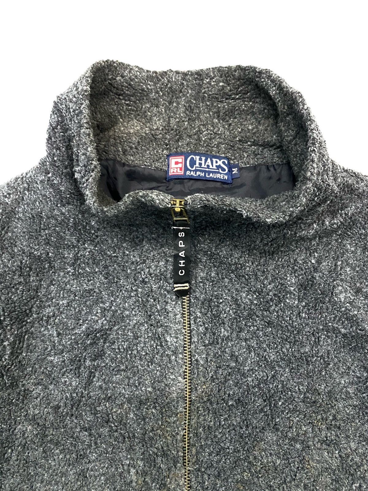 Chaps Ralph Lauren Vintage Chaps Ralph Lauren Wool Zipper Jacket Size US L / EU 52-54 / 3 - 2 Thumbnail
