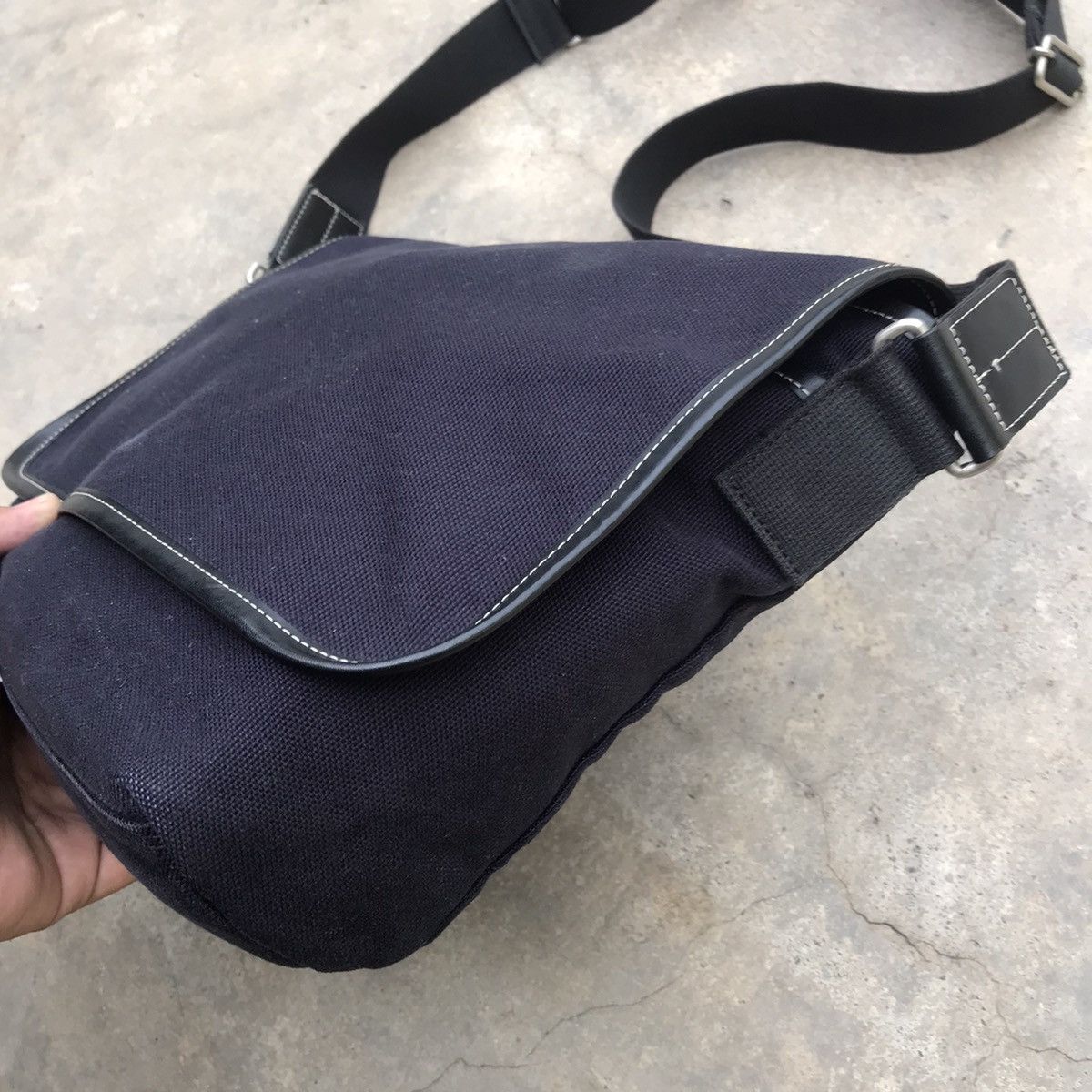 Designer × agnes b. Agnes B Archival Cotton Blend Messenger Bag Size ONE SIZE - 5 Thumbnail